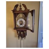 Wall hanging grandfather clock