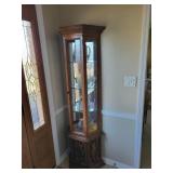 Curio Cabinet with glass shelves