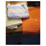 Blankets, pillows, etc.