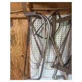 Lots of tools Buck saw trimming saw weedeater,