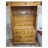 Pine entertainment center