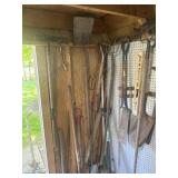 Hand tools, spade, shovels, pitchforks, ax, hoe,