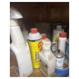 Shelf full:  nails, etc.