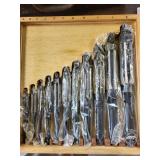 11 piece a 2K adjustable hand reamer set in