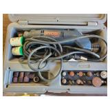 Ryobi Dremmel with case and shanks