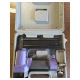 Air Brad nailer in plastic case