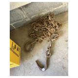Lg. Chain with hook and O ring