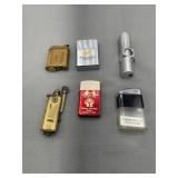 Old lighters, Evans Bowers, manufacture company