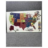 50 state commemorative quarters display from