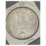 1922 PEACE silver dollar
