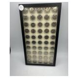 50 state Quarter collection and collector showcase