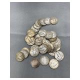 Eight Barber quarters, 32 standing quarters.