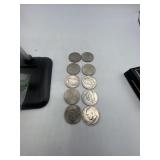 10 - 1971 d Eisenhower Dollars