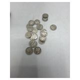 20 Mercury Dimes