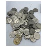 100 Kennedy Half Dollars - None with partial