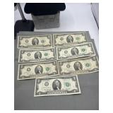 Seven Series 1976 $2.00 Bills