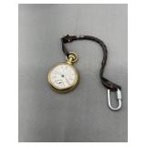Sears pocket watch with a locomotive