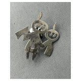 Sterling mother Miami and Papoose pin