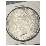 1925 PEACE silver dollar