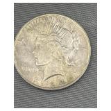 1923 PEACE silver dollar