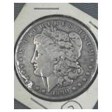 1890 S Morgan, silver dollar