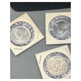 1971 d, 1972 d, 1972 d Kennedy half dollars