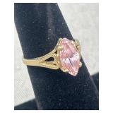 10 carat mounted cubic zirconia, marquise style