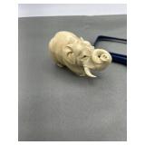 Bone carved elephant