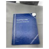 Roosevelt dime book with 55 dimes included 1946