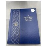 Full set book Franklin half dollars 35 total