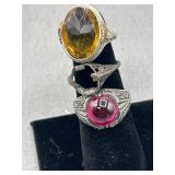 Orrick ring with loose Centine stone, China,