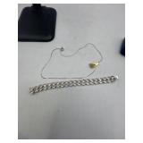 Weiss bracelet and necklace