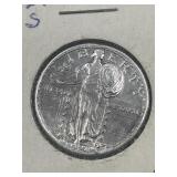 1924S standing liberty Quarter