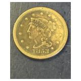 1853 Large Cent