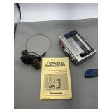 Panasonic AM/FM stereo radio cassette recorder