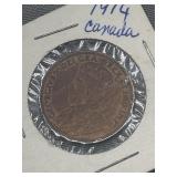 1914 Canada one cent