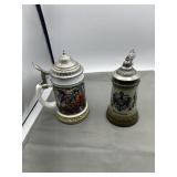 Two German beer Steins