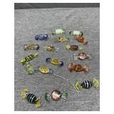 Glass candy pieces