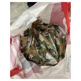 Plastic bag full dog dental chews