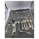 37 pieces various silver plate , Embassy, R