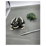2 Cast Iron Frogs