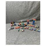 Jeff Gordon and other Race cars