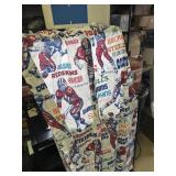 Twin size sheets, pillow cases of vintage NFL