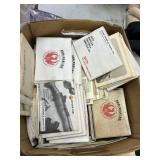 Box full Ruger Firearms Manuals other books
