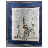 28'x24ï¿½ 9/11 Spirit of America print - signed a