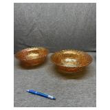 Two Imperial Marigold Carnival Grape pattern