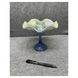 Ruffled Fenton candy dish