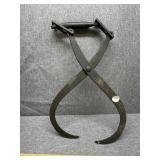 Cast iron ice tongs