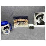 Pacers ï¿½98-ï¿½99 Team picture, Moe mug, Three