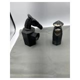 Metal Fence Post tops.  7 Horse and 14 others